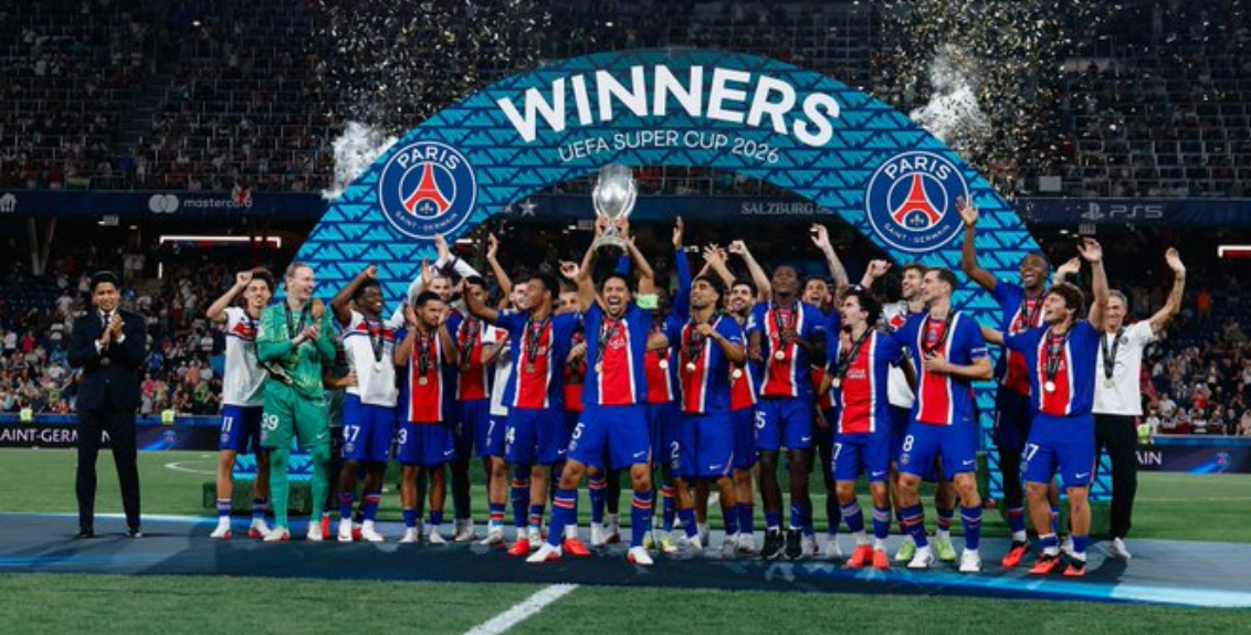 Elenco PSG Campeão Supercopa UEFA