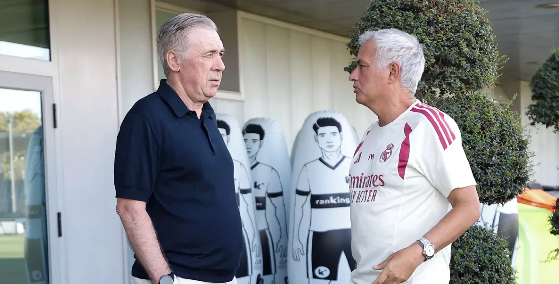 Ancelotti e Mourinho